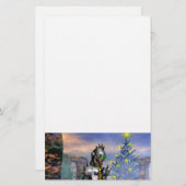 NIEUW JAAR VAN EEN CYBORG BRIEFPAPIER (Voorkant / Achterkant)