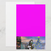 NIEUW JAAR VAN EEN CYBORG BRIEFPAPIER (Voorkant / Achterkant)