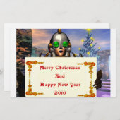 NIEUW JAAR VAN EEN CYBORG BRIEFPAPIER (Voorkant / Achterkant)