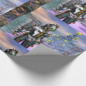 NIEUW JAAR VAN EEN CYBORG CADEAUPAPIER (Hoek)