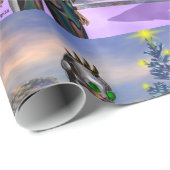 NIEUW JAAR VAN EEN CYBORG CADEAUPAPIER (Rol Hoek)