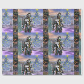 NIEUW JAAR VAN EEN CYBORG CADEAUPAPIER (Vlak)