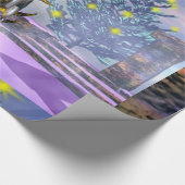 NIEUW JAAR VAN EEN CYBORG CADEAUPAPIER (Hoek)