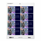 NIEUW JAAR VAN EEN CYBORG ETIKET (Full Sheet)