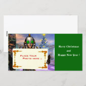 NIEUW JAAR VAN EEN CYBORG FEESTDAGENKAART (Voorkant / Achterkant)