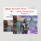NIEUW JAAR VAN EEN CYBORG FEESTDAGENKAART (Voorkant / Achterkant)