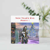 NIEUW JAAR VAN EEN CYBORG FEESTDAGENKAART (Staand voorkant)
