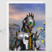 NIEUW JAAR VAN EEN CYBORG-GEGEVENS (Voorkant / Achterkant)