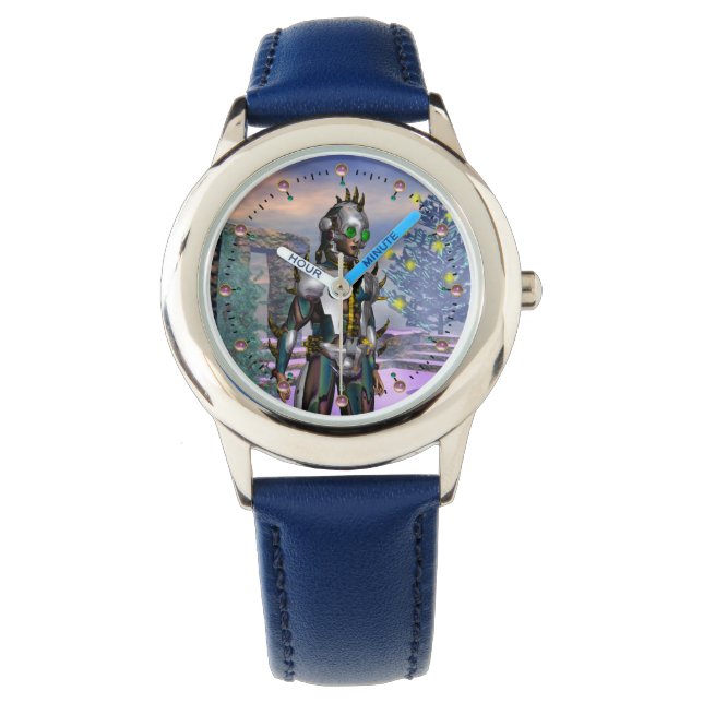 NIEUW JAAR VAN EEN CYBORG HORLOGE (Voorkant)