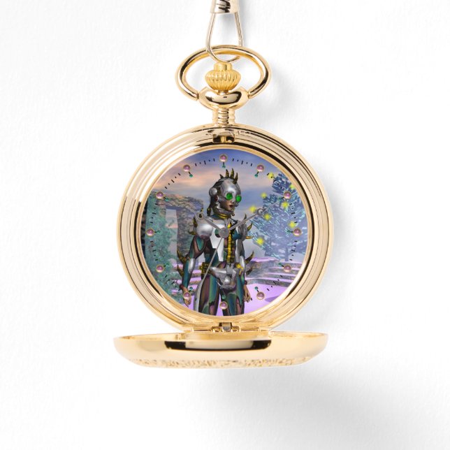 NIEUW JAAR VAN EEN CYBORG HORLOGE (Voorkant)