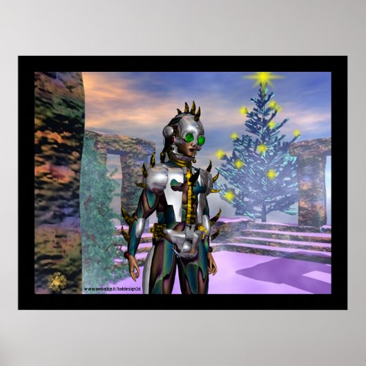 NIEUW JAAR VAN EEN CYBORG kolossaal Poster (Voorkant)