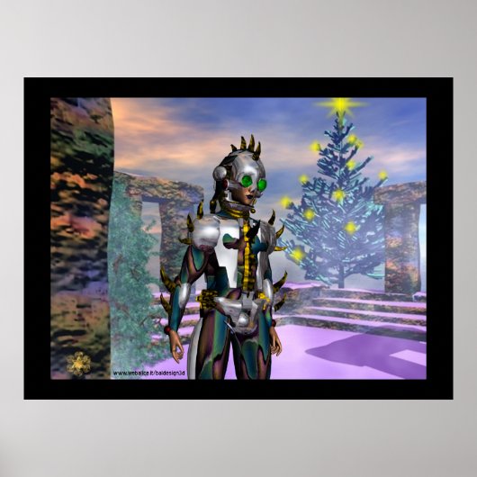 NIEUW JAAR VAN EEN CYBORG kolossaal Poster (Voorkant)