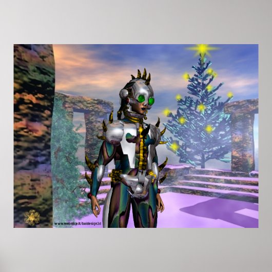 NIEUW JAAR VAN EEN CYBORG POSTER (Voorkant)