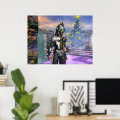 NIEUW JAAR VAN EEN CYBORG POSTER (Thuiskantoor)