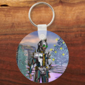 NIEUW JAAR VAN EEN CYBORG SLEUTELHANGER (Voorkant)