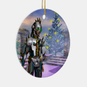 NIEUW JAAR VAN EEN CYBORG UIT DE TOEKOMST KERAMISCH ORNAMENT (Rechts)