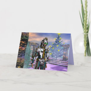 NIEUW JAAR VAN EEN CYBORG VERDROPT... FEESTDAGEN KAART