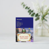 NIEUW JAAR VAN EEN CYBORG VISITEKAARTJE (Staand voorkant)