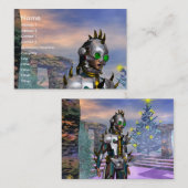 NIEUW JAAR VAN EEN CYBORG VISITEKAARTJE (Voorkant / Achterkant)