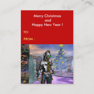 NIEUW JAAR VAN EEN CYBORG VISITEKAARTJE