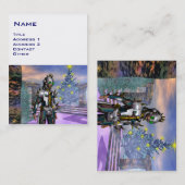 NIEUW JAAR VAN EEN CYBORG VISITEKAARTJE (Voorkant / Achterkant)