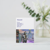 NIEUW JAAR VAN EEN CYBORG VISITEKAARTJE (Staand voorkant)