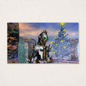 NIEUW JAAR VAN EEN CYBORG VISITEKAARTJES (Achterkant)