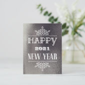 NIEUW JAAR VAN TOEPASSING 2021 | Bedrijfs Modern Feestdagenkaart (Staand voorkant)