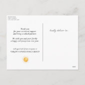 NIEUW JAAR VAN TOEPASSING 2021 | Bedrijfs Modern Feestdagenkaart (Achterkant)