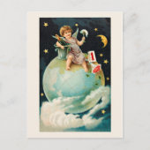 🥂 nieuw jaar vieren met champagne feestdagenkaart (Voorkant)