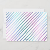 NIEUW JAAR (VOLLEDIGE BLEEFFOTO) UNICORD FEESTDAGENKAART (Achterkant)