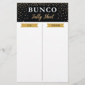 Nieuw jaar voor bunco-spellijst (Voorkant)