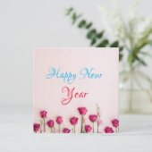 NIEUW JAAR WENSKAART KAART (Staand voorkant)