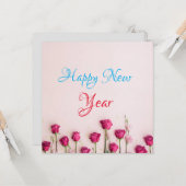 NIEUW JAAR WENSKAART KAART (Voorkant / Achterkant in situ)