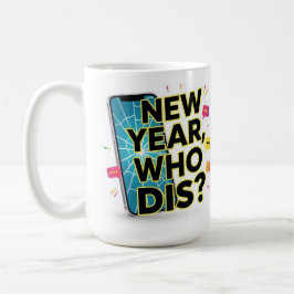 Nieuw jaar, wie maakt het uit koffiemok