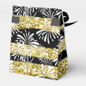 Nieuw jaar zelfs vuurwerk feest bedankdoosjes (Achterkant)