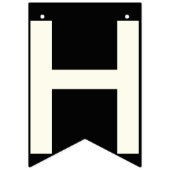 NIEUW JAAR ZWARTE EN IDEE WITTE VLAGGETJES (Tweede vlag)