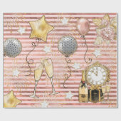 Nieuw-jaars pakpapier (Vlak)