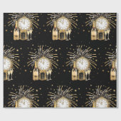 Nieuw-jaars pakpapier (Vlak)