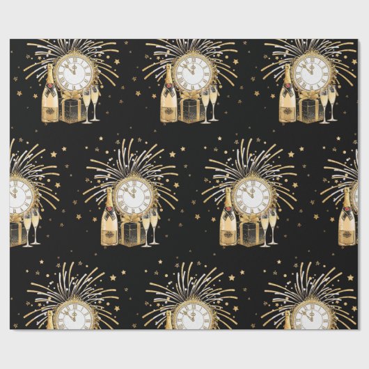 Nieuw-jaars pakpapier (Vlak)