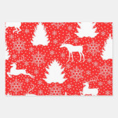 Nieuw jaarspatroon inpakpapier vel (Voorkant 2)