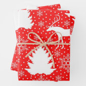 Nieuw jaarspatroon inpakpapier vel (In situ)