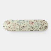 Nieuw jaarspatroon persoonlijk skateboard (Horizontaal)