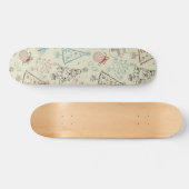 Nieuw jaarspatroon persoonlijk skateboard (Horizontaal)