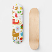 Nieuw jaarspatroon persoonlijk skateboard (Voorkant)