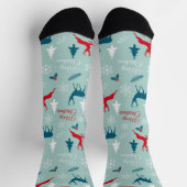 Nieuw jaarspatroon sokken (Top)