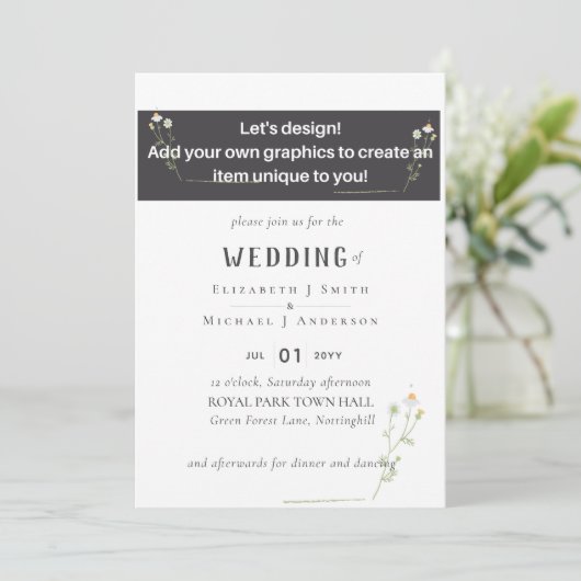 NIEUW! Je eigen bruiloftsobject ontwerpen (Staand voorkant)