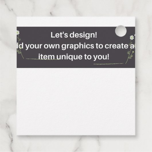 NIEUW! Je eigen bruiloftsobject ontwerpen Bedankjes Labels (Achterkant)