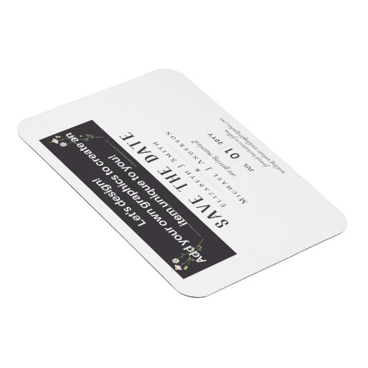 NIEUW! Je eigen bruiloftsobject ontwerpen Magneet (Rechterzijde)