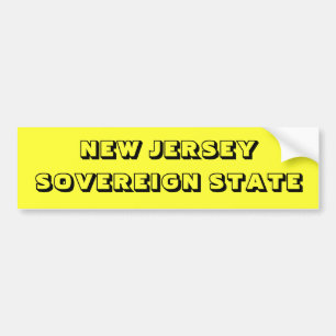 NIEUW JERSEY BUMPERSTICKER